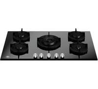 LA GERMANIA P905CLAGGN PIANO COTTURA GAS, 5 zone di cotura, dimensioni: L 89,3 cm, P 52,5 piano in Vetroceramica, Nero