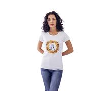 La ghirlanda di Ave Maria T-Shirt Donna (XS)