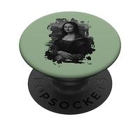 La Gioconda MonaLisa Grunge di Leonardo DaVinci PopSockets PopGrip Adesivo