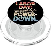 La Giornata del Popolo per spegnere il Labor Day PopSockets PopGrip per MagSafe