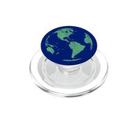LA GIORNATA DELLA TERRA SALVA IL NOSTRO PIANETA CAMBIAMENTO CLIMATICO MAPPA DEL MONDO GLO PopSockets PopGrip per MagSafe