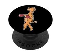 La giraffa fa boxe PopSockets PopGrip Adesivo