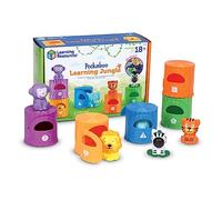 Learning Resources La Giungla dell’Apprendimento Peekaboo, 10 Pezzi, dai 18 Mesi, Giocattoli per l'apprendimento, Giocattoli per i Primi Anni, Giocattoli educativi, Giocattoli da maneggiare