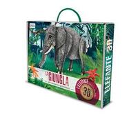 La giungla. Una fantastica biodiversità. Elefante 3D. Con gadget