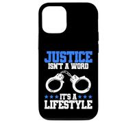 La giustizia dell"ufficiale di polizia non è una parola che è uno stile di vita Custodia per iPhone 12/12 Pro