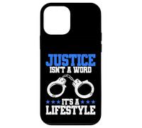 La giustizia dell"ufficiale di polizia non è una parola che è uno stile di vita Custodia per iPhone 12 mini