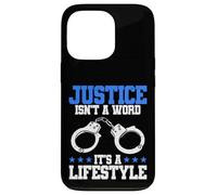 La giustizia dell"ufficiale di polizia non è una parola che è uno stile di vita Custodia per iPhone 13 Pro