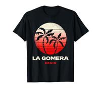 La Gomera Spagna Palma Spiaggia Tramonto Design Maglietta