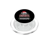 La governante preferita di Babbo Natale Housecleaning PopSockets PopGrip per MagSafe