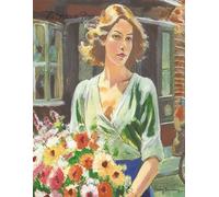 La Grace En Fleur: Composition Notebook College Ruled | Original Artwork | Emily Dunckley | Grace in Bloom | 100 pages | 8.5 x 11 inches