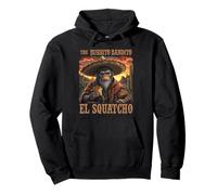 La Grafica Burrito Bandito El Squatcho Cryptid Fiesta Felpa con Cappuccio