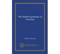 La grammatica ebraica di Gesenio