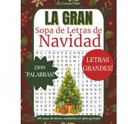 La Gran Sopa de Letras de Navidad: 100 rompecabezas temáticos para disfrutar en familia durante las fiestas (Formato grande 8.5 x 11 pulgadas)