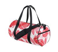 La grande capacità di viaggio della borsa della palestra delle borse di borsone rosso ciliegia di