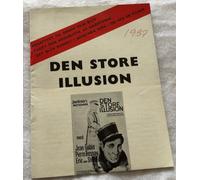 La grande illusion Jean Gabin Dita Parlo Vintage 1937 Danish Movie Program