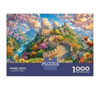 La Grande Muraglia - Cina Puzzle 1000 Pezzi, Jigsaw Puzzle Ad Alta Difficoltà Regali Per Adulti E Adolescenti, Home Giochi 70x50cm/1000pcs