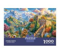 La Grande Muraglia - Cina Puzzle 1000 Pezzi, Jigsaw Puzzle Ad Alta Difficoltà Regali Per Adulti E Adolescenti, Home Giochi 70x50cm/1000pcs