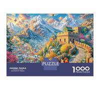 La Grande Muraglia - Cina Puzzle 1000 Pezzi, Jigsaw Puzzle Difficili Per Adulti E Ragazzi Dai 14 Anni in Su, Home Giochi Puzzle 52x38cm/1000pcs