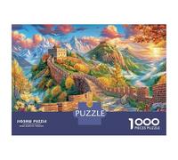 La Grande Muraglia - Cina Puzzle 1000 Pezzi, Jigsaw Puzzle Difficili Per Adulti E Ragazzi Dai 14 Anni in Su, Home Giochi Puzzle 38x26cm/1000pcs