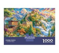 La Grande Muraglia - Cina Puzzle 1000 Pezzi, Jigsaw Puzzle Per Adulti E Ragazzi Dai 14 Anni in Su, Giochi Stimolanti Per Tutta La Famiglia 70x50cm/1000pcs