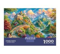 La Grande Muraglia - Cina Puzzle 1000 Pezzi, Jigsaw Puzzle Per Adulti E Ragazzi Dai 14 Anni in Su, Gioco Di Puzzle 52x38cm/1000pcs