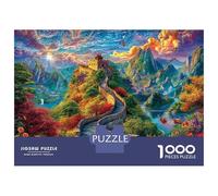 La Grande Muraglia_ Cina Puzzle 1000 Pezzi Per Adulti E Ragazzi Dai 14 Anni in Su, Giochi Stimolanti Per Tutta La Famiglia 70x50cm/1000pcs