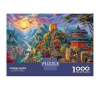 La Grande Muraglia_ Cina Puzzle 1000 Pezzi Per Adulti E Ragazzi Dai 14 Anni in Su, Giochi Stimolanti Per Tutta La Famiglia 38x26cm/1000pcs