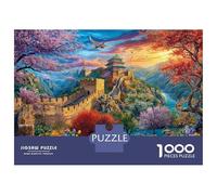 La Grande Muraglia_ Cina Puzzle 1000 Pezzi Per Adulti E Ragazzi Dai 14 Anni in Su, Giochi Stimolanti Per Tutta La Famiglia 70x50cm/1000pcs