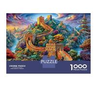 La Grande Muraglia_ Cina Puzzle Da 1000 Pezzi - Puzzle Ad Alta Difficoltà,Giochi Stimolanti Per Tutta La Famiglia 52x38cm/1000pcs