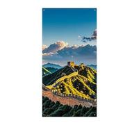La Grande Muraglia Cinese Copertura Della Porta Banner 90x180cm Festone Festone Stagionale Cartello di Benvenuto Decorazione Verticale Porta Appeso Per Portico Ingresso Giardino Decor