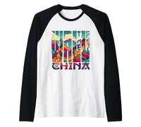 La Grande Muraglia Cinese Maglia con Maniche Raglan
