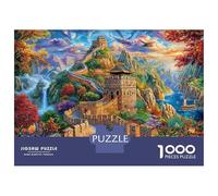 La Grande Muraglia cinese Puzzle 1000 Pezzi, Jigsaw Puzzle Difficili Per Adulti E Ragazzi Dai 14 Anni in Su, Home Giochi Puzzle 70x50cm/1000pcs