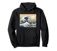 La Grande Onda al Largo di Kanagawa Felpa con Cappuccio