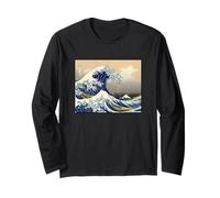 La Grande Onda al Largo di Kanagawa Maglia a Manica