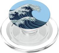 La Grande Onda - The Great Wave of Kanagawa Hokusai Anime PopSockets PopGrip per MagSafe