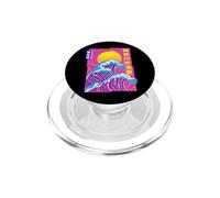 La Grande Onda, Vaporwave Anime Estetica Glitch Giapponese PopSockets PopGrip per MagSafe