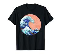 La Grande ondata di Kanagawa Pittura Giapponese Maglietta