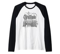 La gratitudine è la migliore motivazione Attitude Tee Maglia con Maniche Raglan