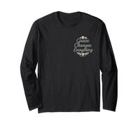 La grazia cambia tutto Elegante Christian Faith Apparel Maglia a Manica