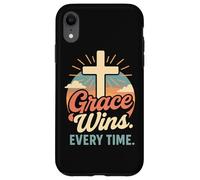 La grazia vince ogni volta che Christian Cross nasce di nuovo in Gesù Custodia per iPhone XR