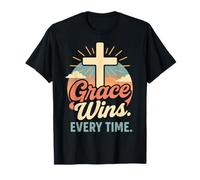 La grazia vince ogni volta che Christian Cross nasce di nuovo in Gesù Maglietta