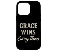 La grazia vince ogni volta motivazione ispiratrice cristiana Custodia per iPhone 14 Pro Max