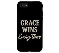 La grazia vince ogni volta motivazione ispiratrice cristiana Custodia per iPhone SE (2020) / 7/8