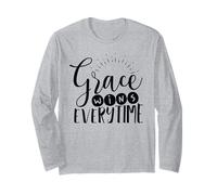 La Grazia Vince Ogni Volta Un Cristiano ispiratore Maglia a Manica