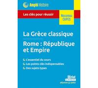 La Grèce classique - Rome : République et Empire: Les clés pour réussir les CAPES