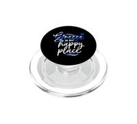 La Grecia è il mio posto felice amante delle vacanze greche PopSockets PopGrip per MagSafe
