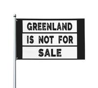 La Groenlandia Non È In Vendita Bandiere Da Giardino Resistente Alle Intemperie Bandiere Di Benvenuto Divertente Garden Flag Decorazione Per Patio Fattoria Esterni 90X152Cm