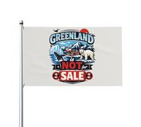 La Groenlandia Non È In Vendita Garden Flag Con 2 Occhielli Bandiere Da Giardino Resistente Alle Intemperie Bandiera Da Cortile Decorazione Per Patio Interni All'Aperto 90X152Cm