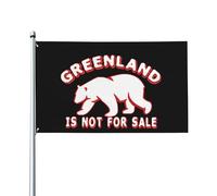 La Groenlandia Non È In Vendita Garden Flag Durevole Bandiere Da Giardino Divertente Bandiera Da Cortile Decorazione Per Fattoria Esterni Interni 90X152Cm