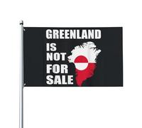 La Groenlandia Non È In Vendita Garden Flag Durevole Bandiere Da Giardino Divertente Bandiere Di Benvenuto Decorazione Per Fattoria All'Aperto Interni 90X152Cm
